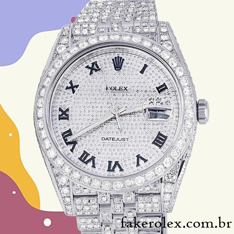 Rolex Datejust 116300 masculino 41mm Tom prata Pulseira Jubileu Pulseira Ostra